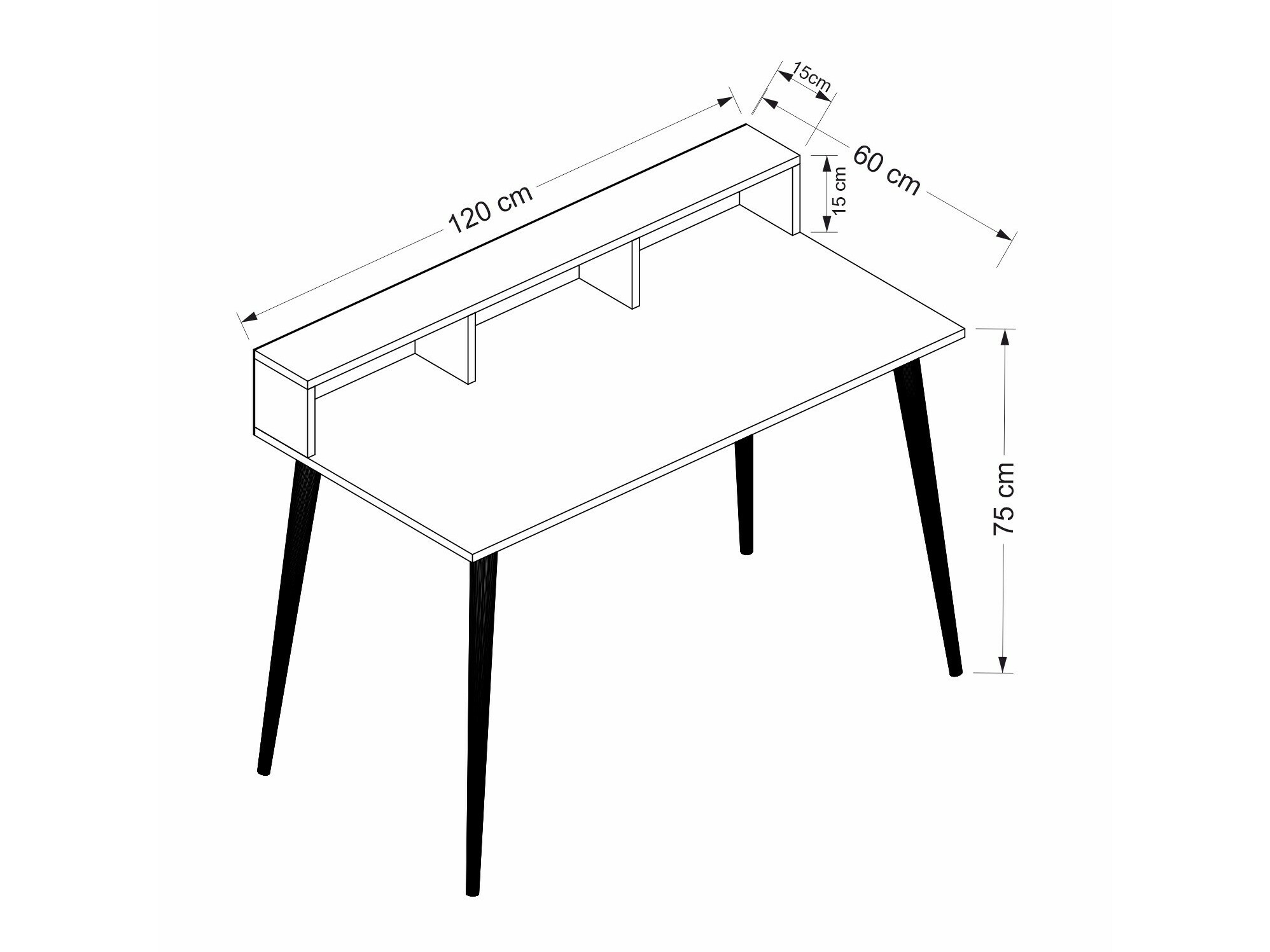 Rakstāmgalds Kailua 2218 (Balts)