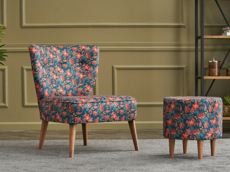 Кресло Altadena 462 (Красный + Синий)