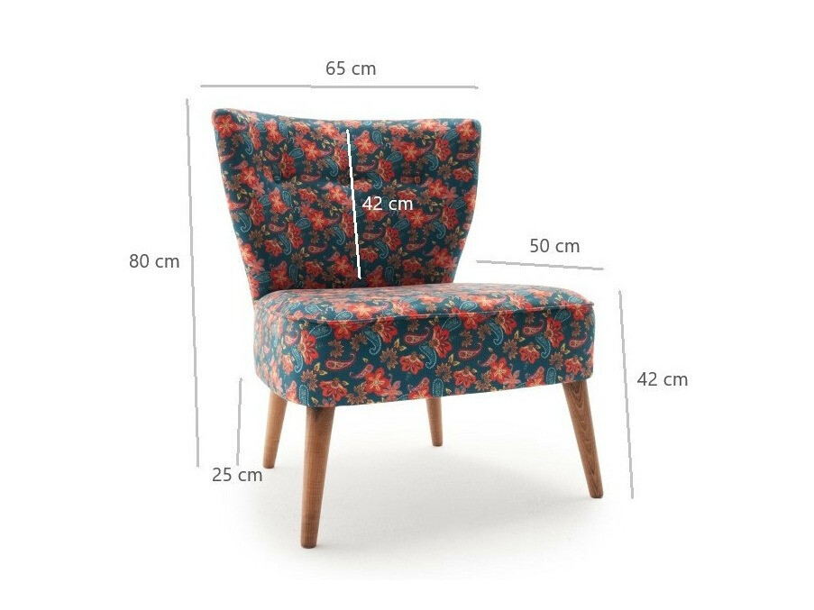 Кресло Altadena 462 (Красный + Синий)