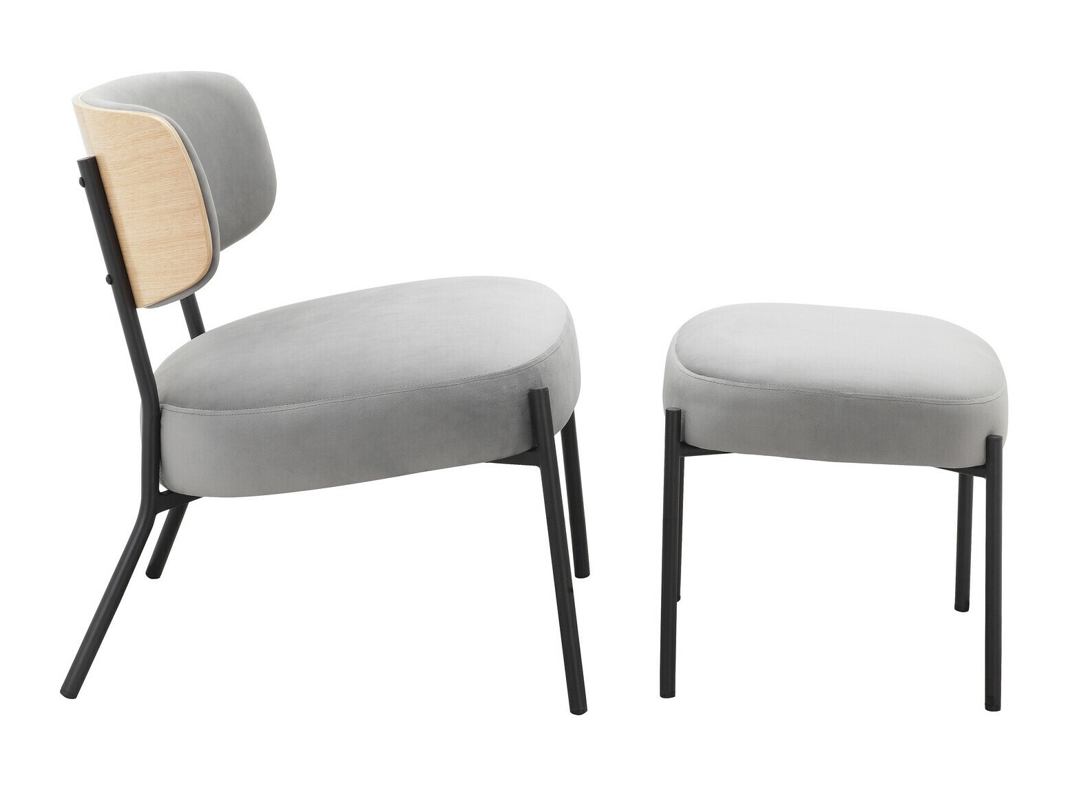 Кресло Denton 1341 (Светло-серый)