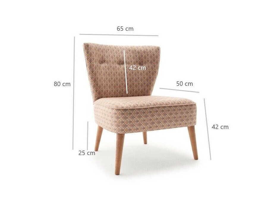 Krēsls Altadena 462 (Gaiši brūns)