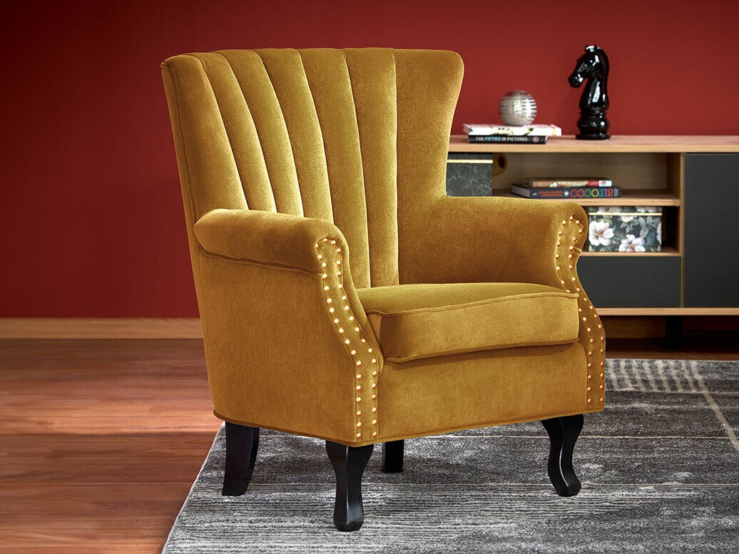 Krēsls Houston 1105 (Tumši dzeltens)