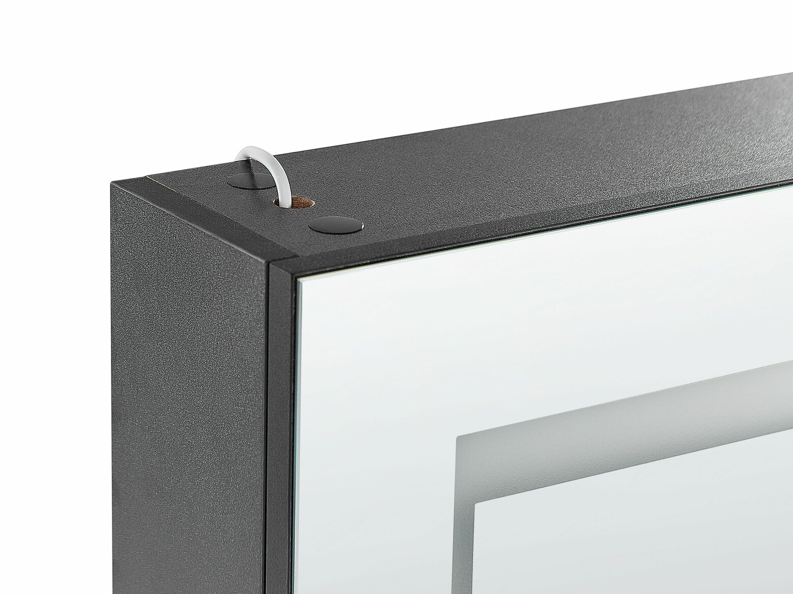 Vannas istabas skapis ar spoguli Berwyn 2162 (Melns)