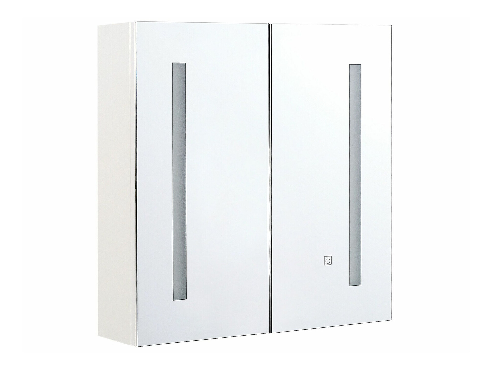 Vannas istabas skapis ar spoguli Berwyn 2163 (Balts)