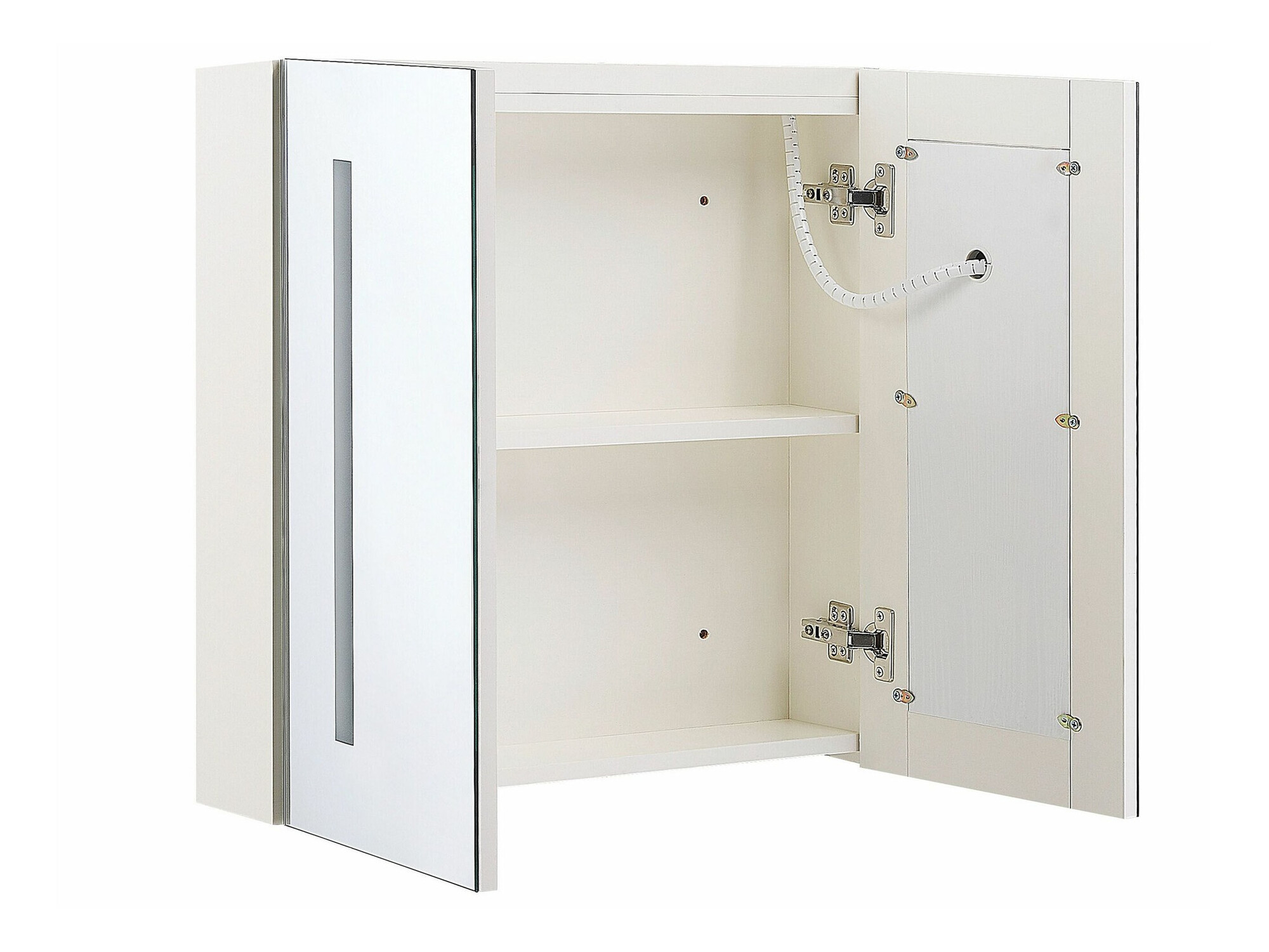 Vannas istabas skapis ar spoguli Berwyn 2163 (Balts)