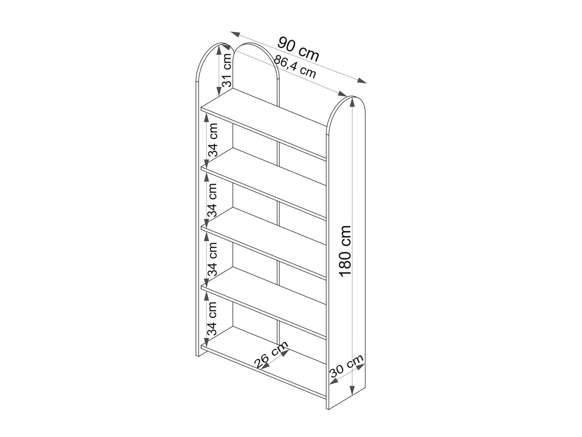 Plaukts Asheboro 136