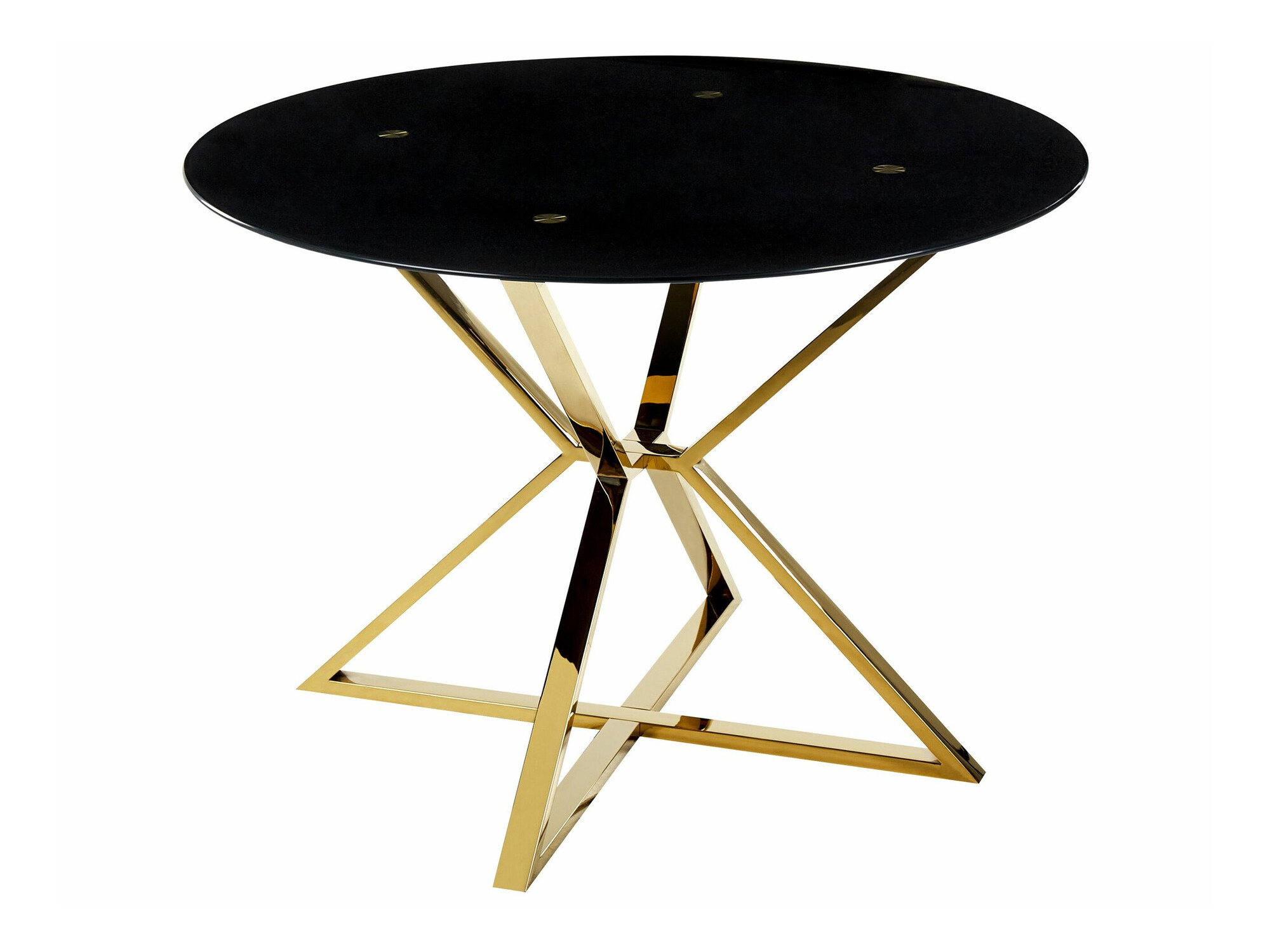 Cтол Berwyn 2173 (Чёрный + Золотой)