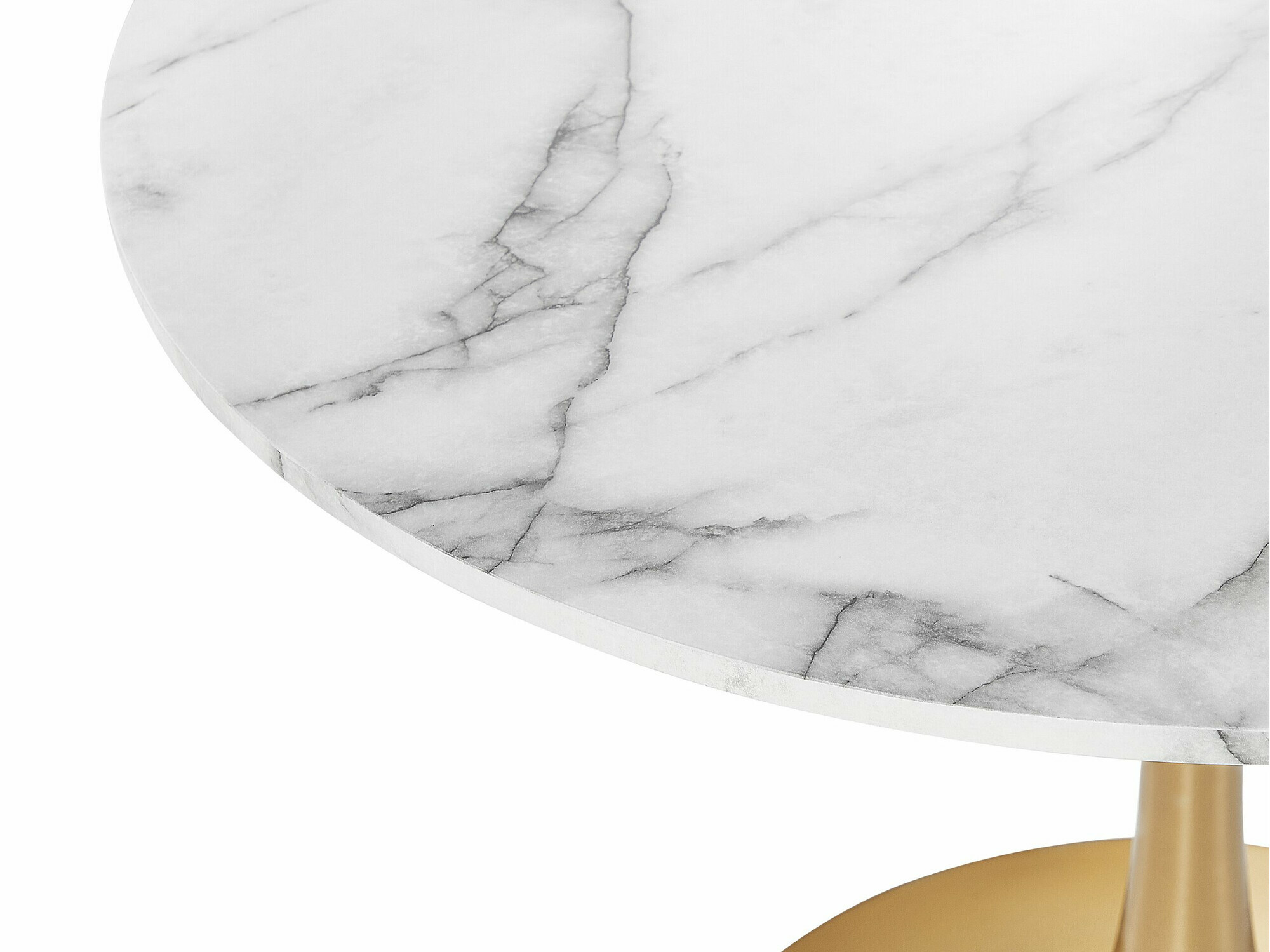 Cтол Berwyn 2174 (Золотой + Белый мрамор)