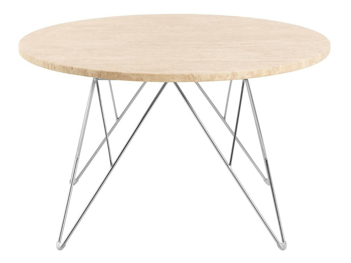 Журнальный столик Norsica 820 (Бежевый + Серебряный)