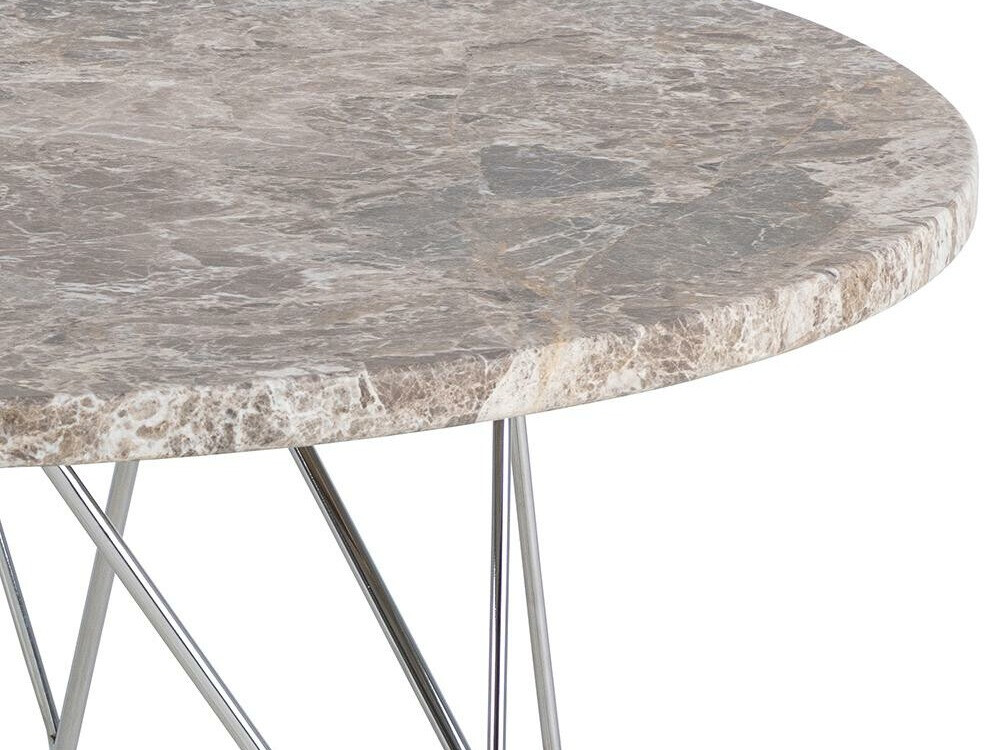 Журнальный столик Norsica 820 (Серый + Серебряный)