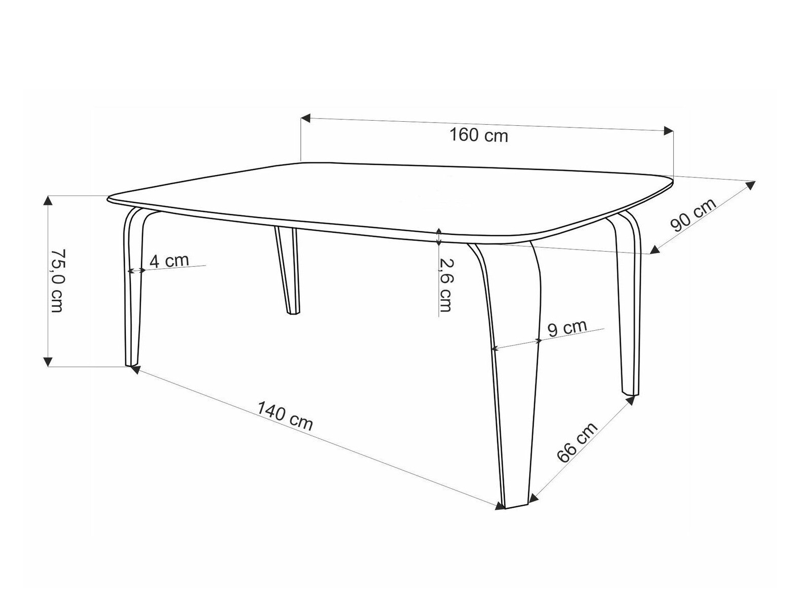 Cтол Houston 1749