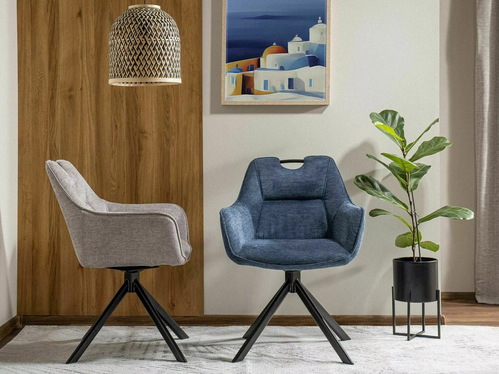 Стул Detroit 416 (Синий)