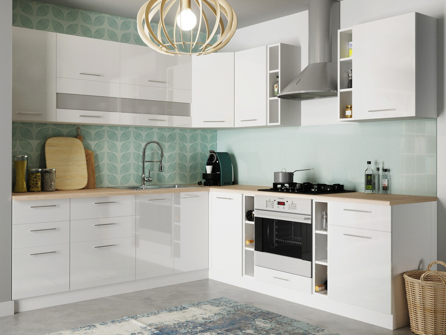 Trauku mazgājamās mašīnas durvis Tiffa White 136