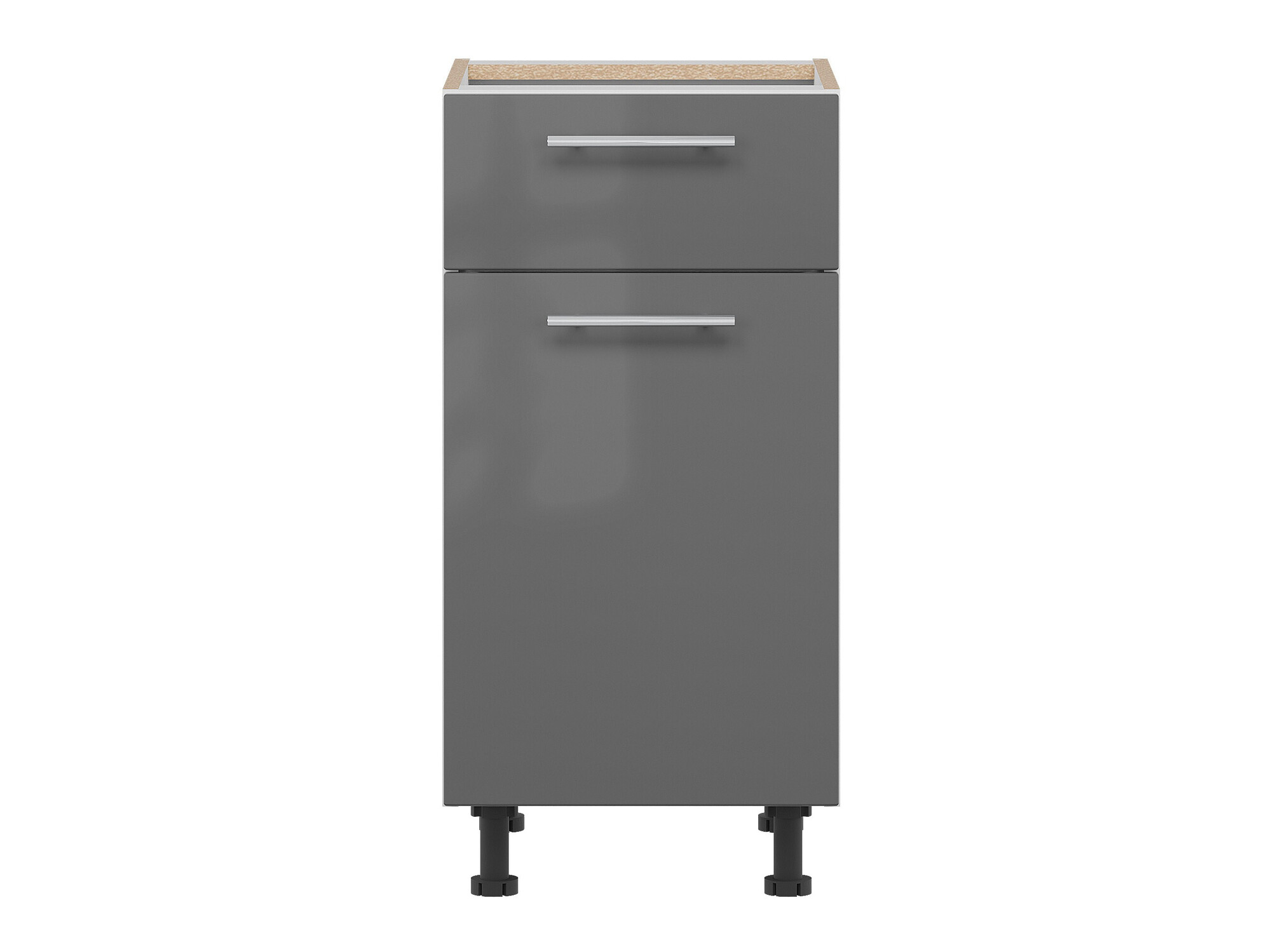 Moduļu skapis ar atvilktni un durvīm Tiffa Grey 138