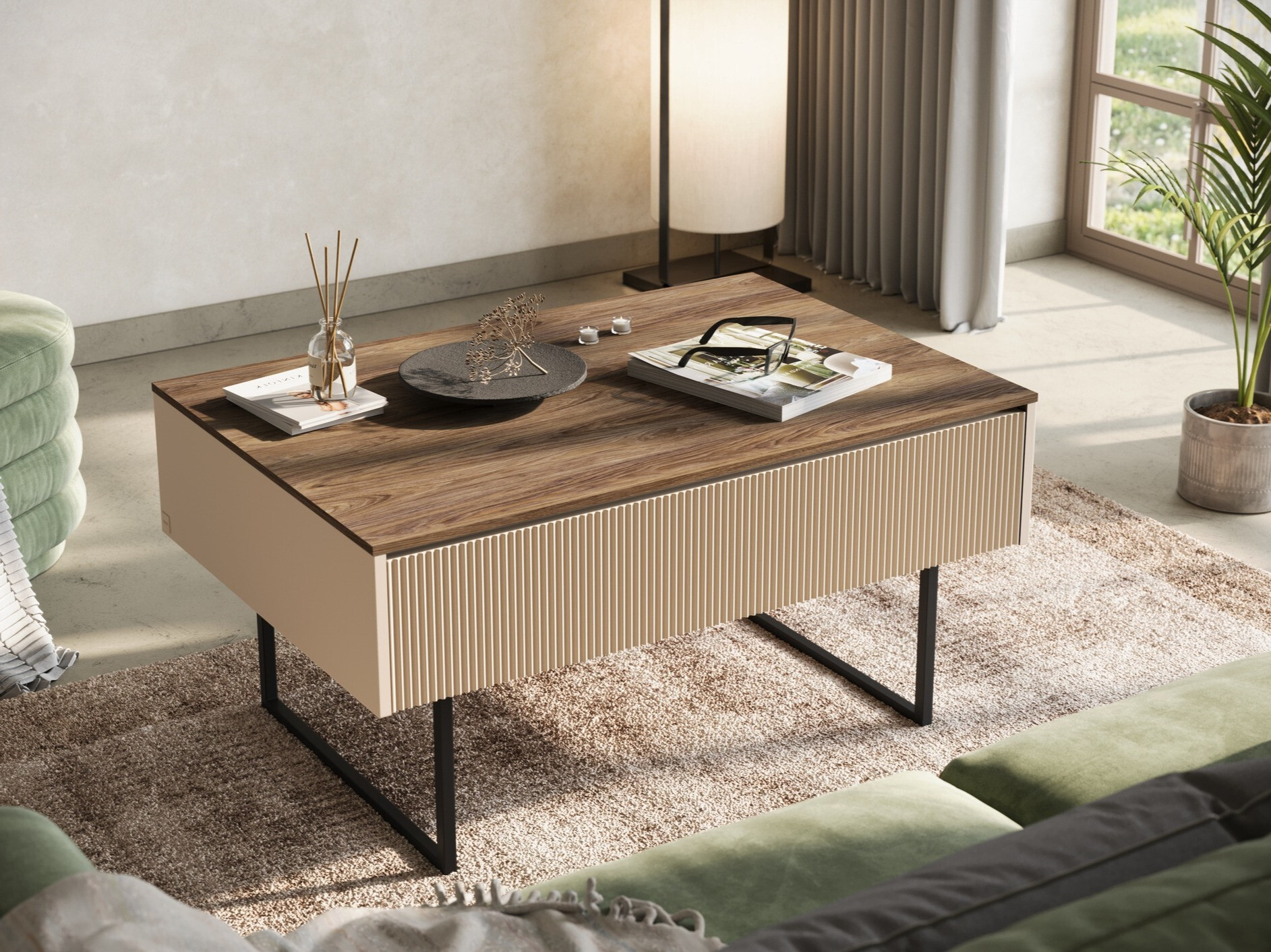 Žurnālu galdiņš Elbtei 106