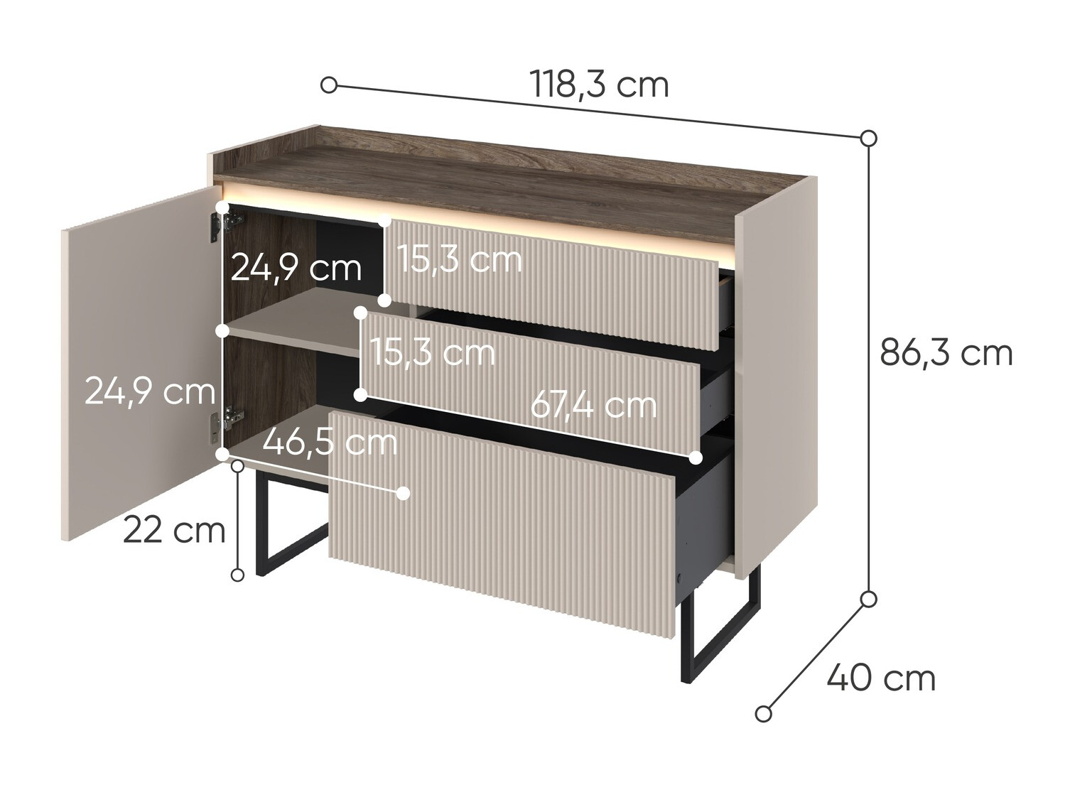 Kомод Elbtei 101