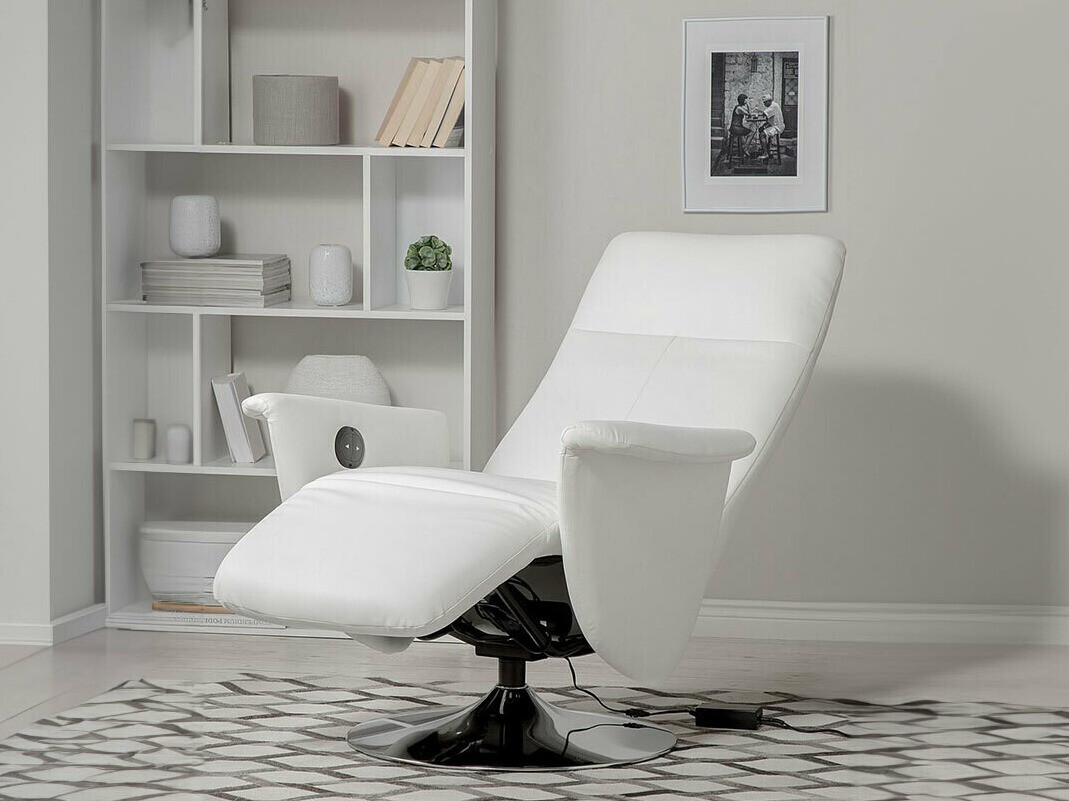 Krēsls reglainer Berwyn 1313 (Balts)