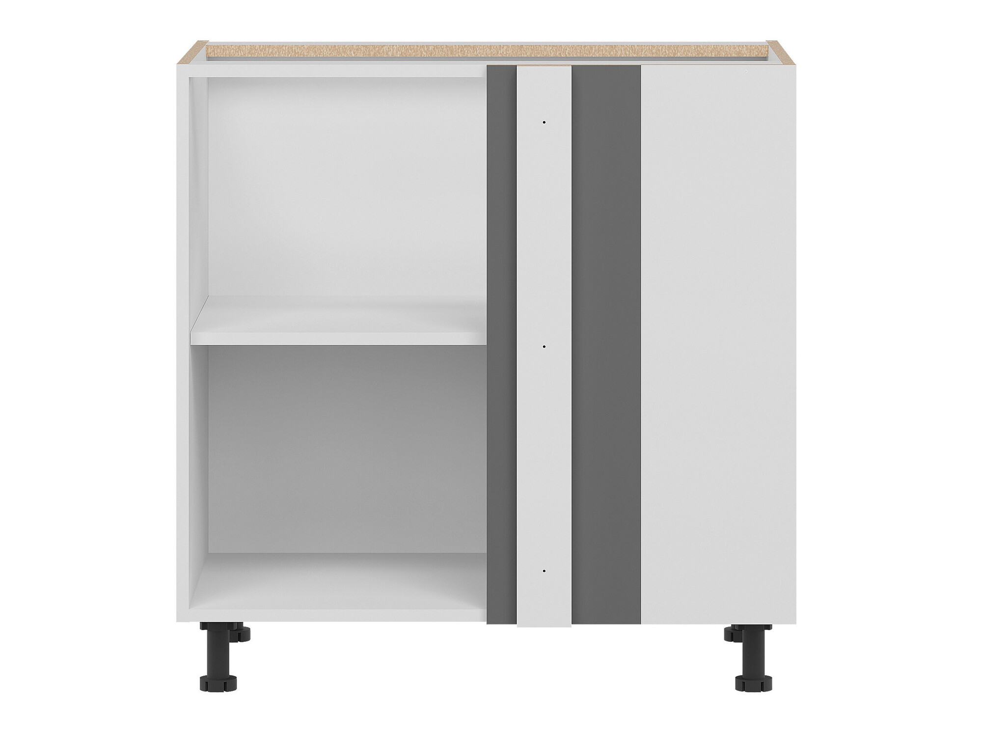 Moduļu stūra skapis Tiffa Grey 144