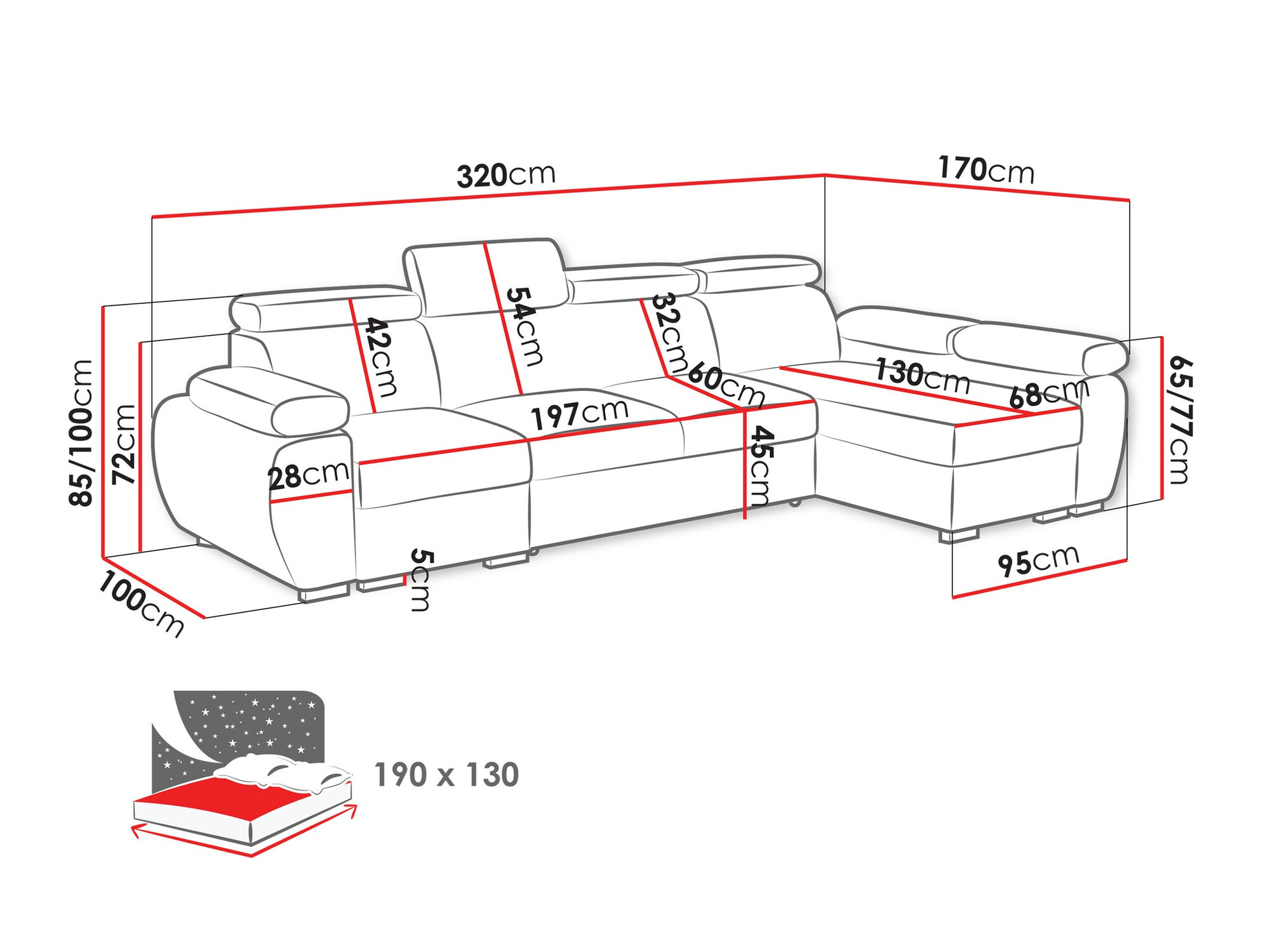 Stūra dīvāns Columbus 227 (Aragon 14)
