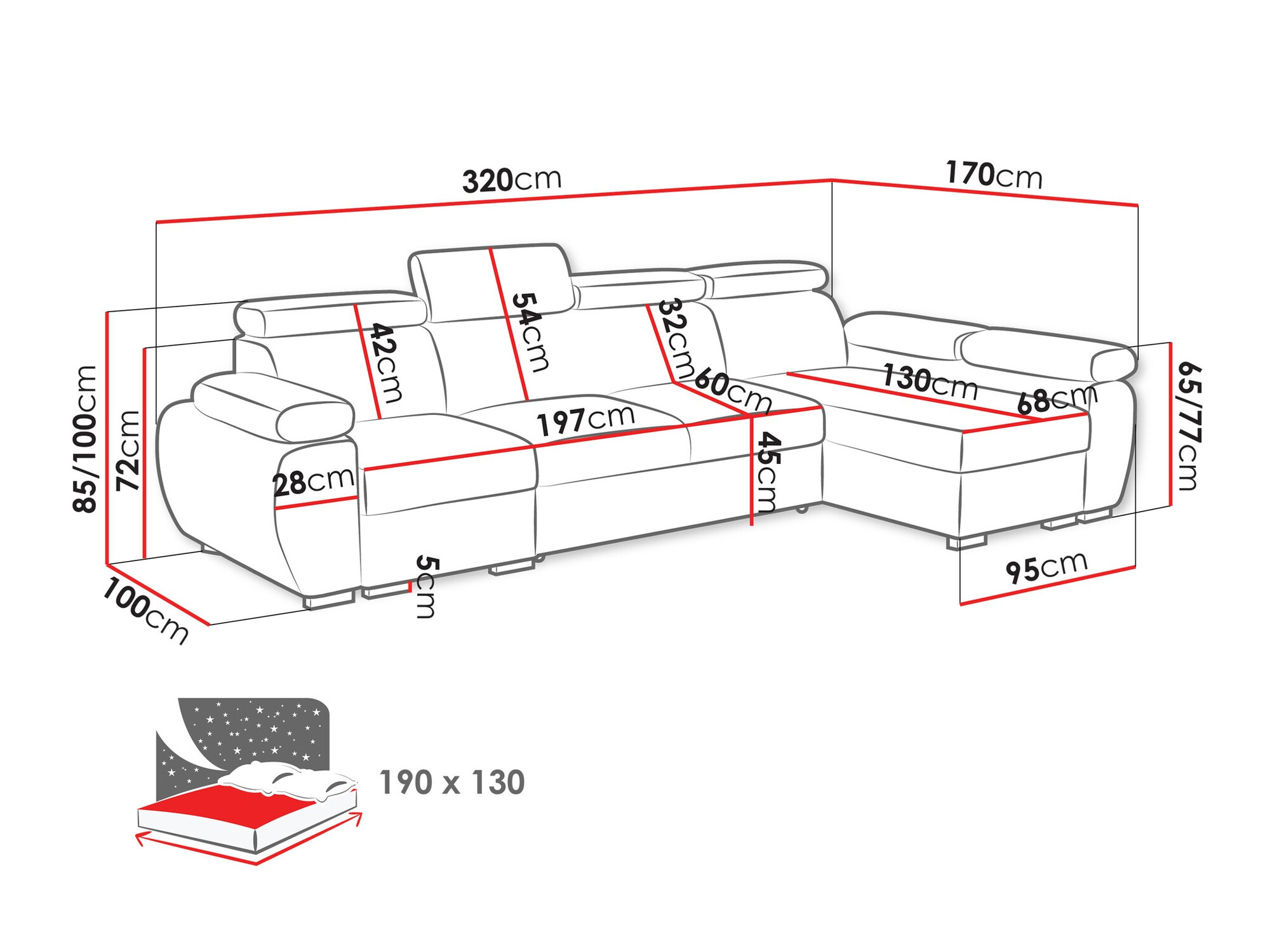 Stūra dīvāns Columbus 227 (Aragon 14)