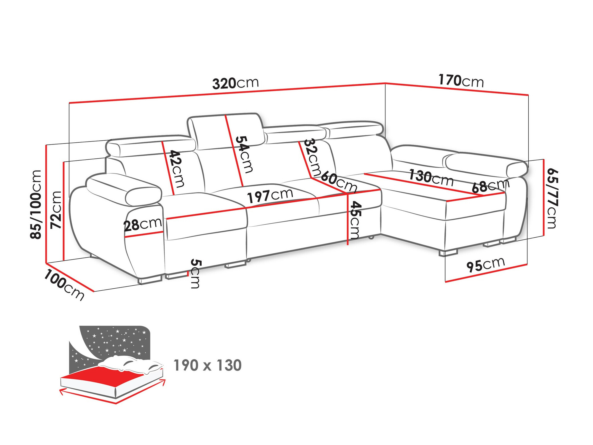 Stūra dīvāns Columbus 227 (Paros 02)