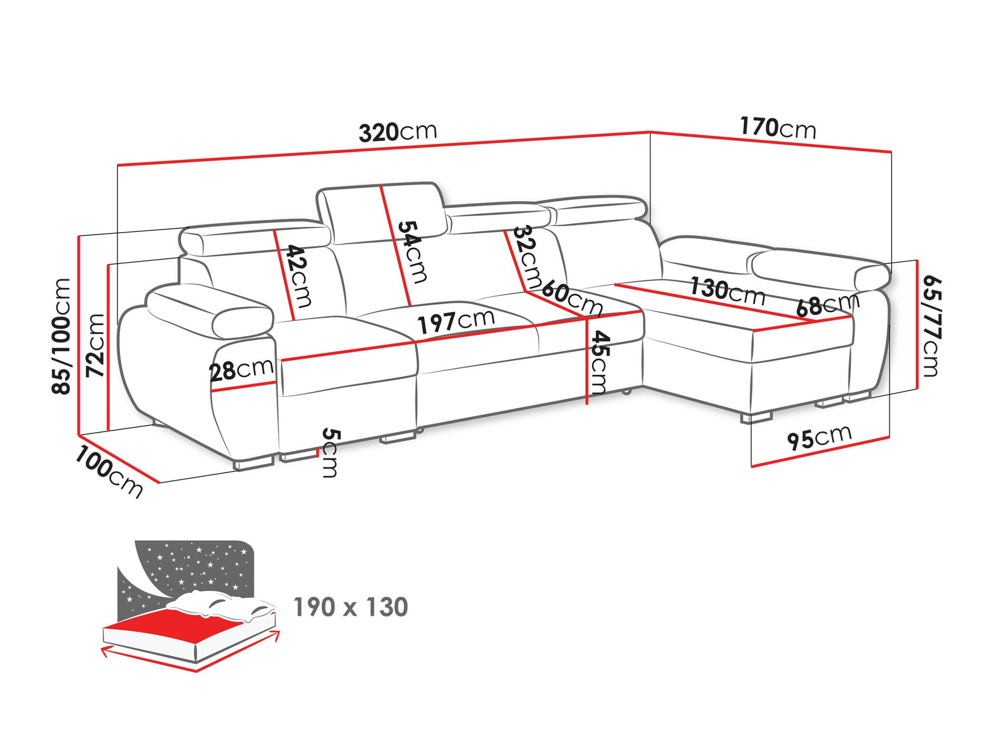 Stūra dīvāns Columbus 227 (Paros 05)