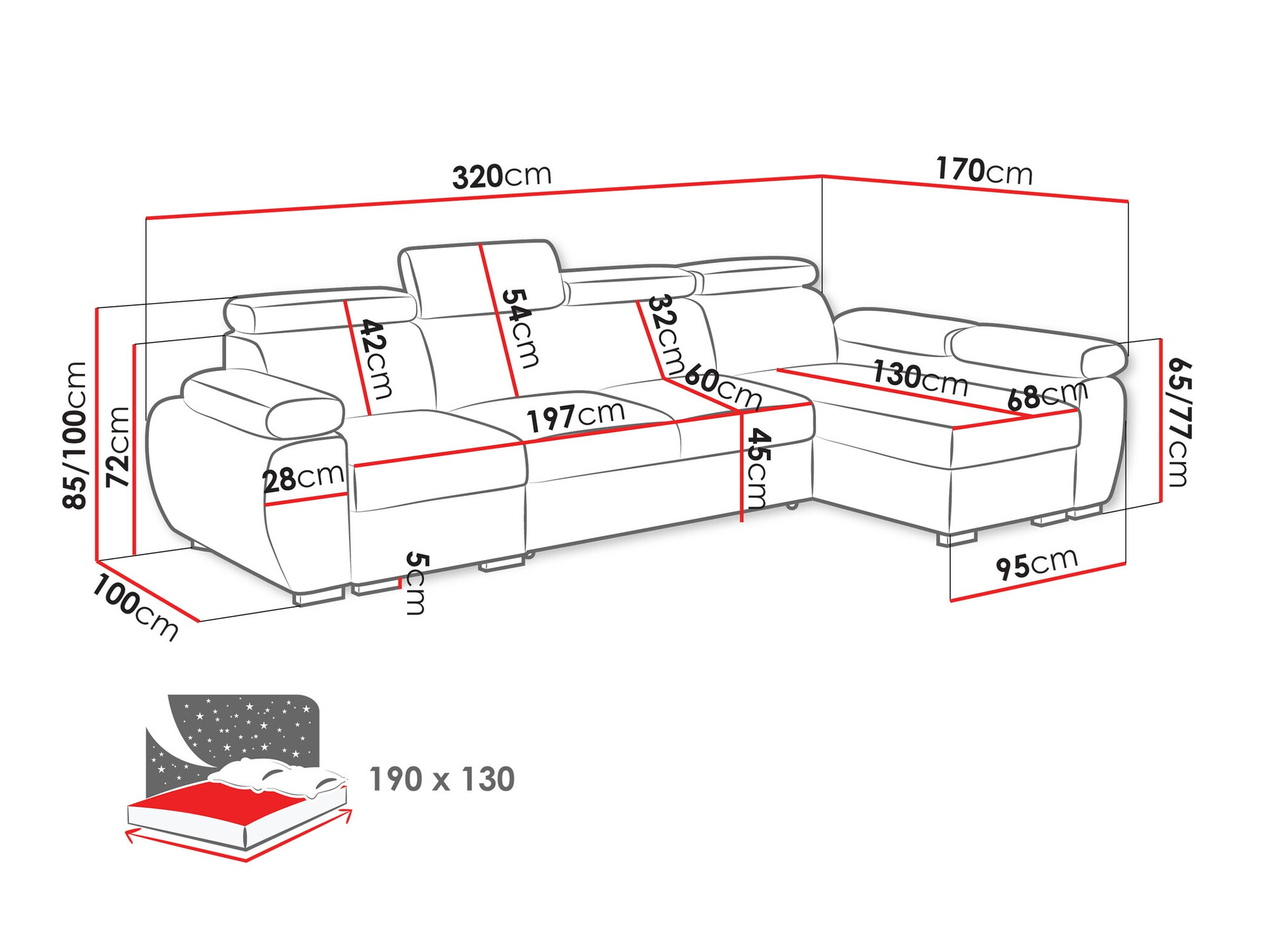 Угловой диван Columbus 227 (Aragon 93)