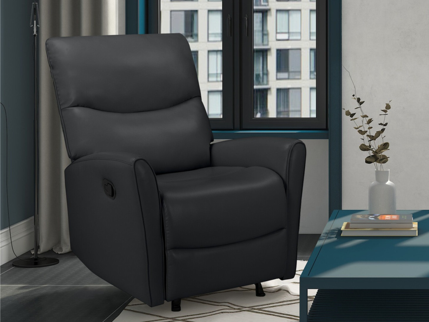 Кресло реглайнер Denton 1345 (Чёрный)