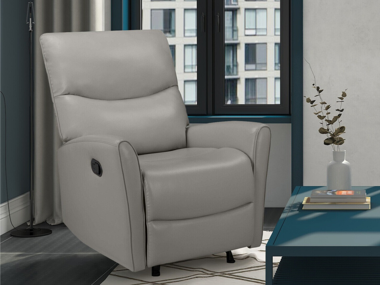 Krēsls reglainer Denton 1345 (Pelēks)