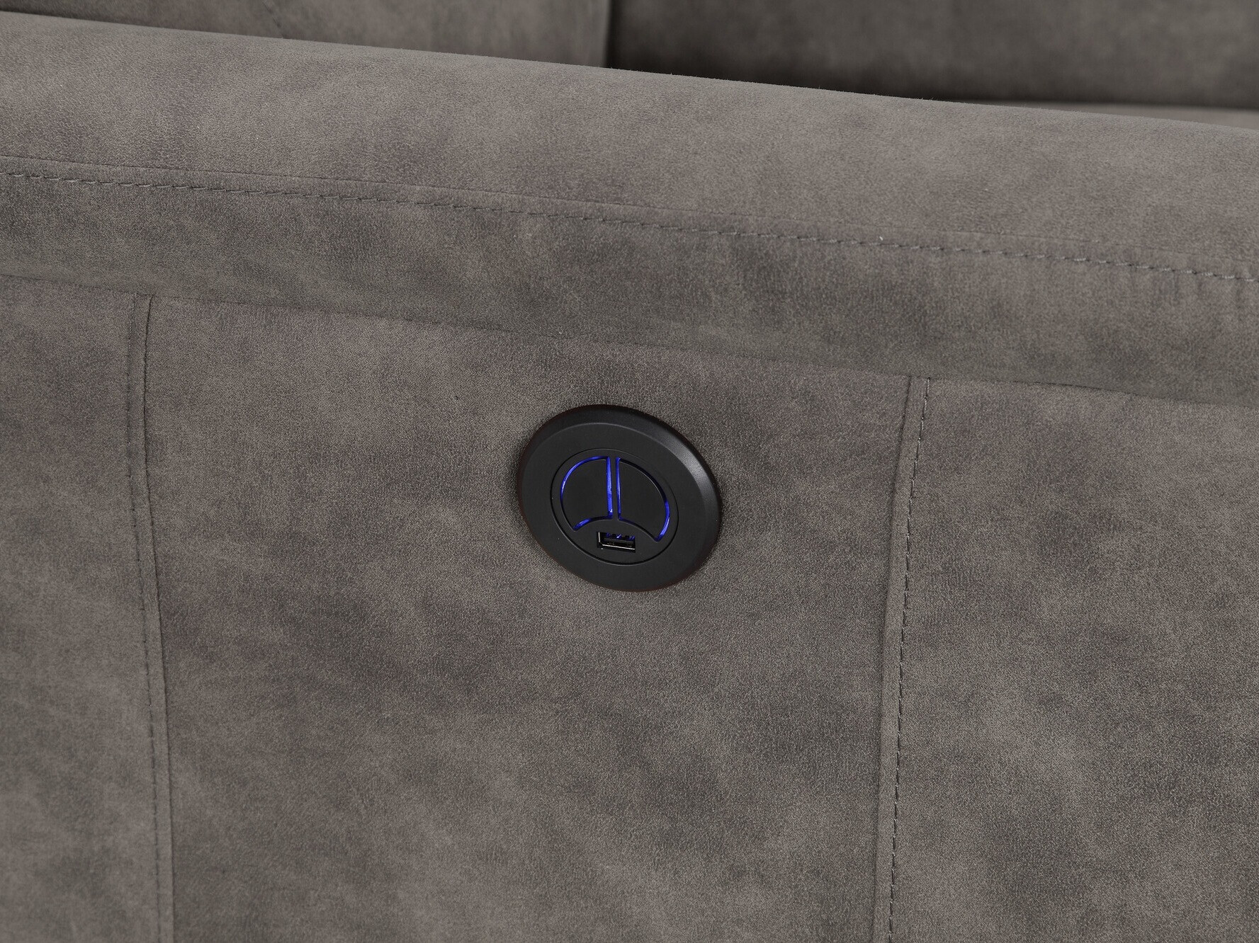 Krēsls reglainer Denton 1347 (Pelēks)