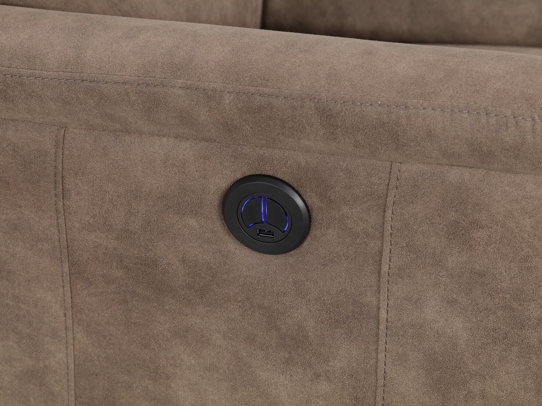 Krēsls reglainer Denton 1347 (Taupe)