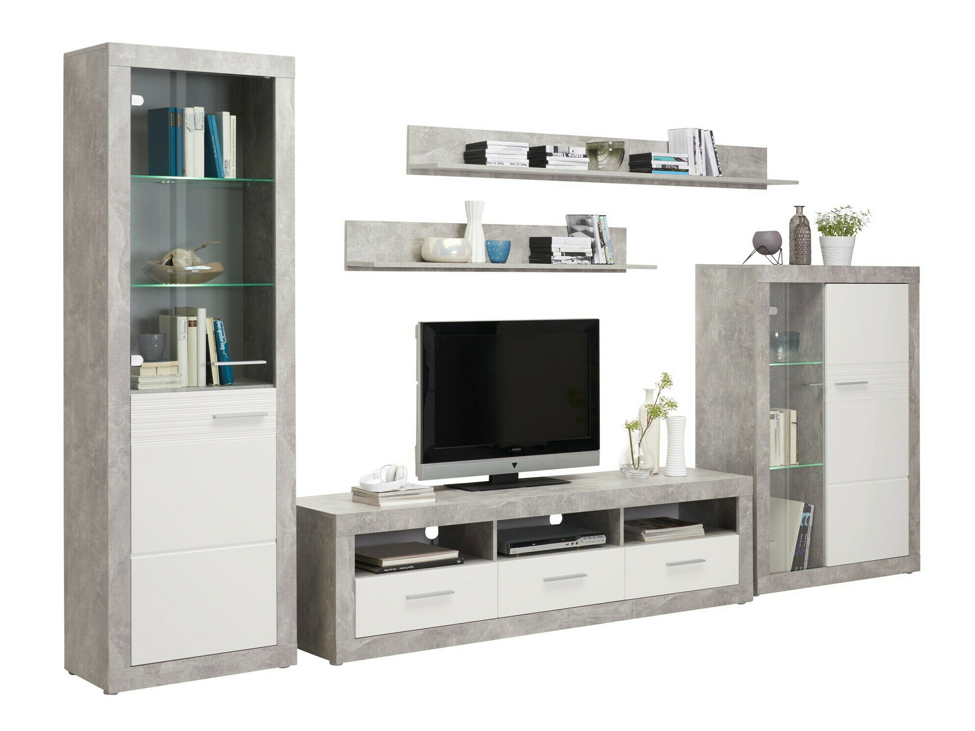 Plaukts Romfera 111 (Balts + Pelēks)