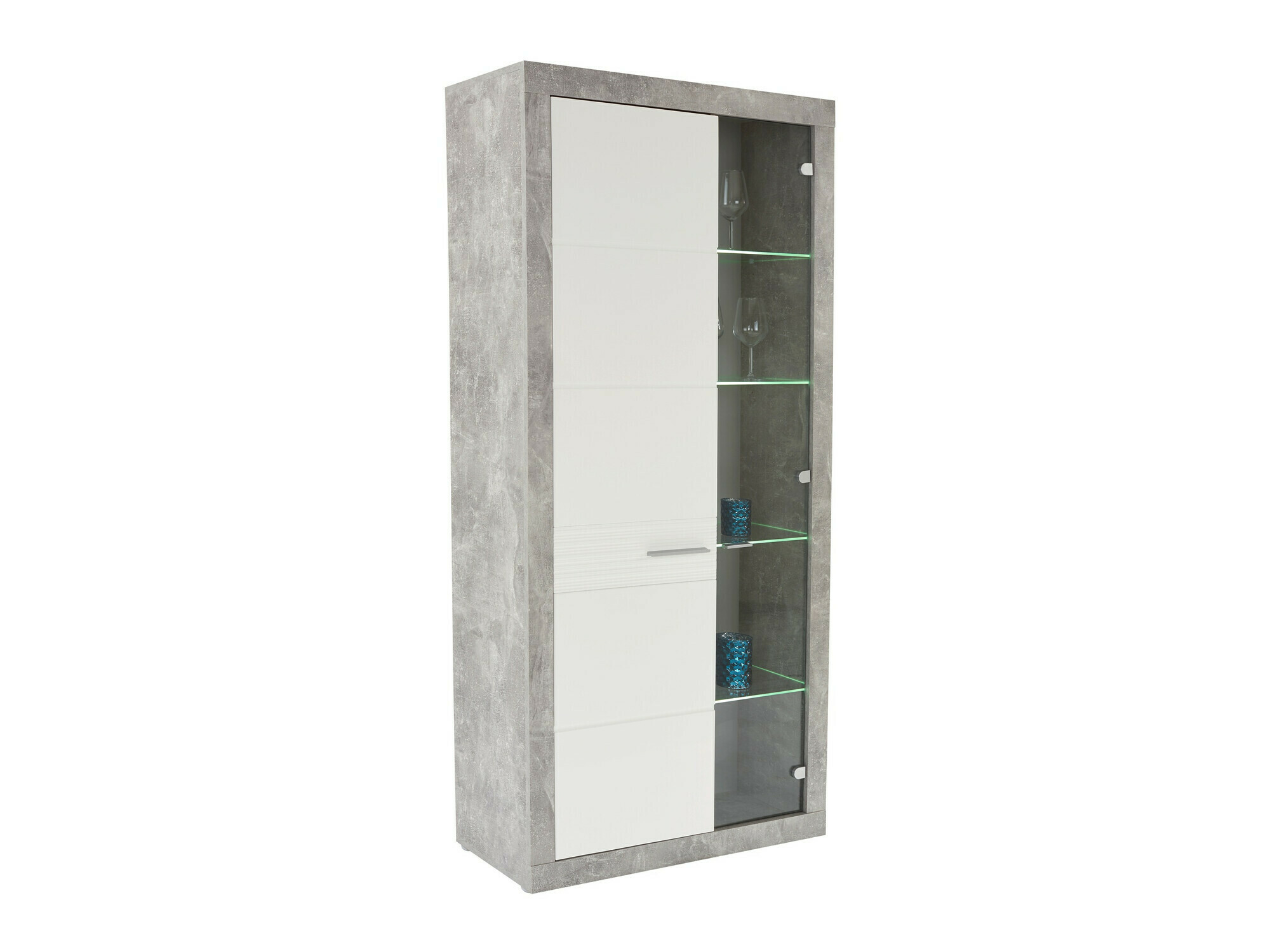 Стеллаж Romfera 107 (Белый + Серый)