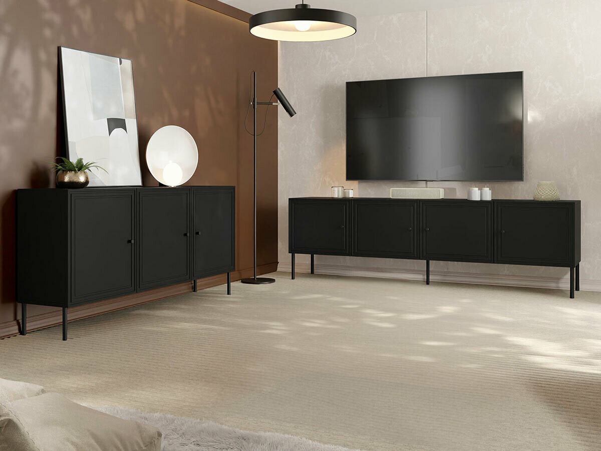 Viesistabas komplekts Monciru 107 (Melns)