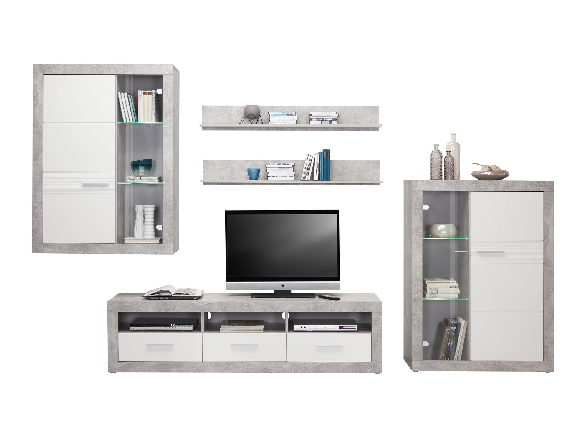 Набор для гостиной Romfera 116 (Серый + Белый)