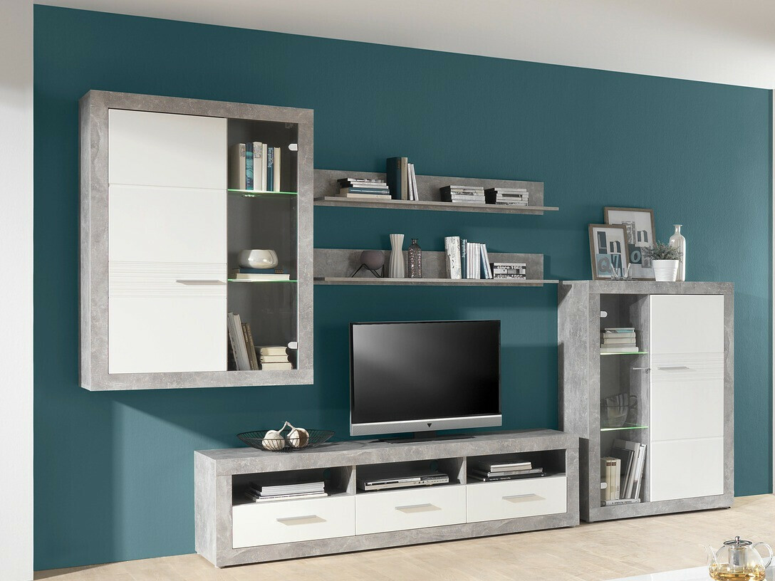 Набор для гостиной Romfera 116 (Серый + Белый)