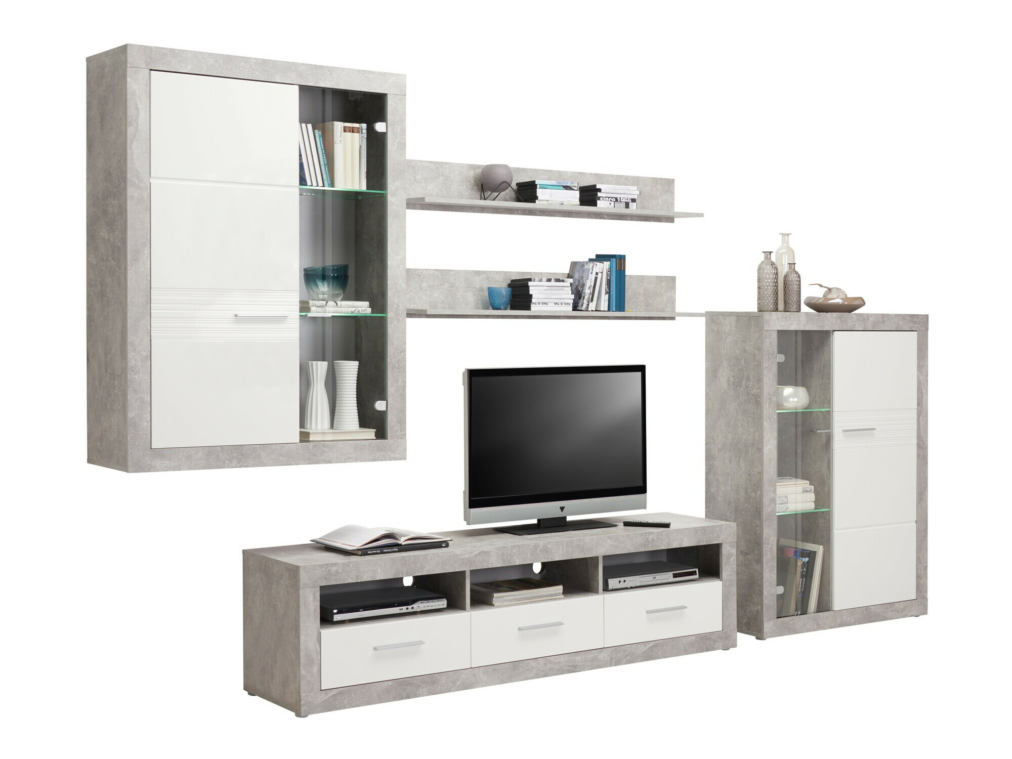 Набор для гостиной Romfera 116 (Серый + Белый)