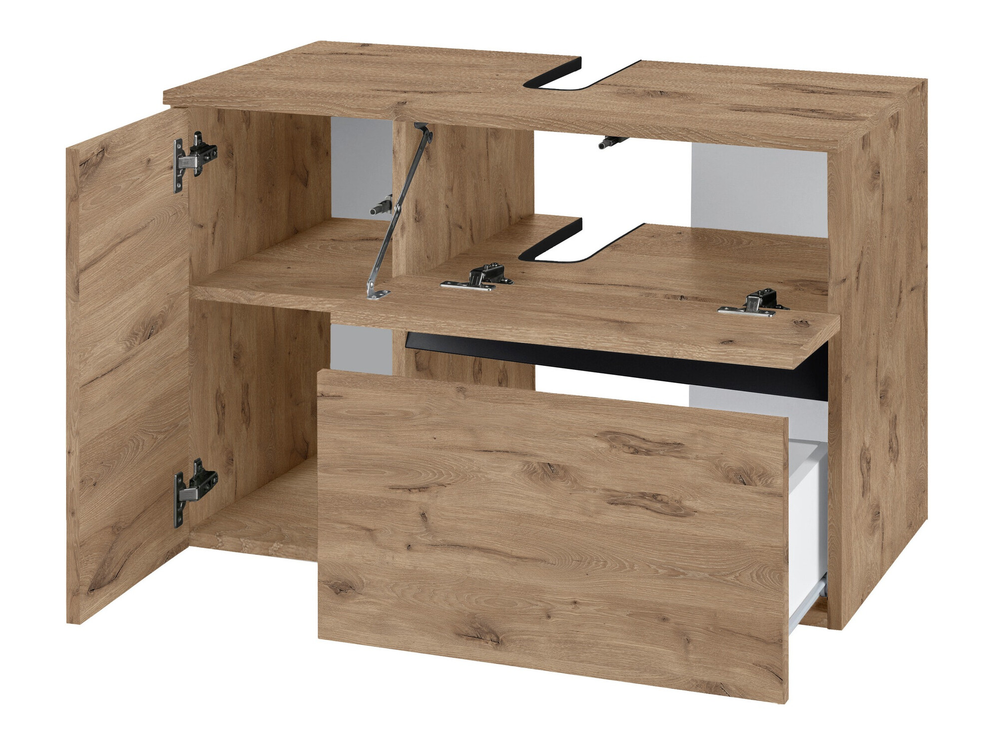 Piekarams vannas istabas skapītis izlietnei Soncamu 107 (Ozols)