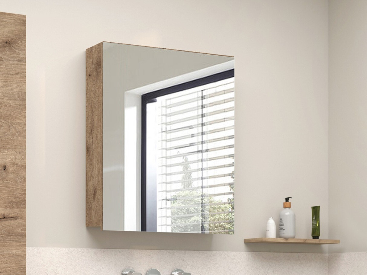 Vannas istabas skapis ar spoguli Soncamu 105 (Ozols)