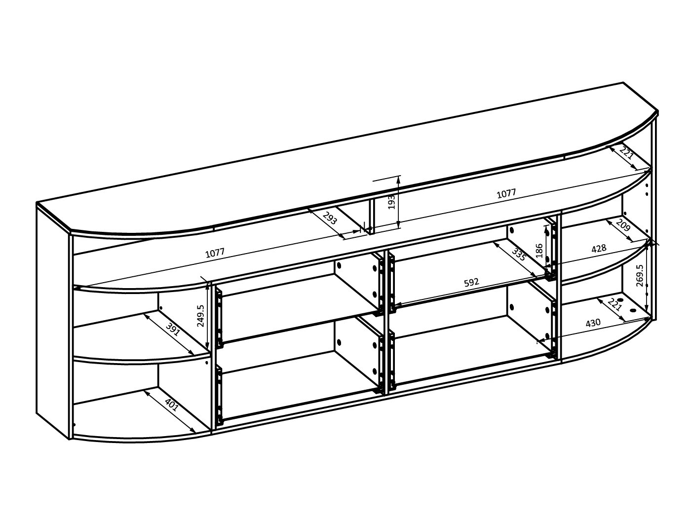 TV galds Tenelmo 113