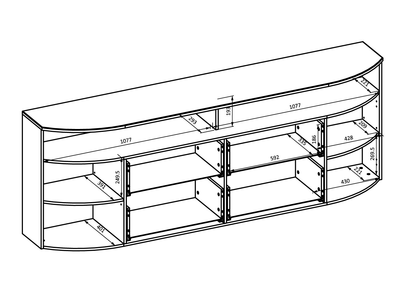 ТВ тумба Tenelmo 113