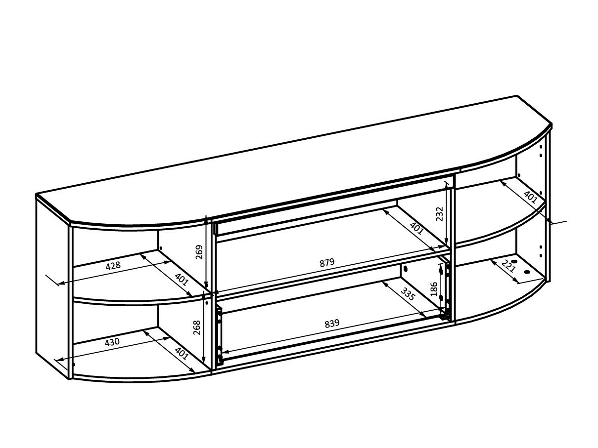 ТВ тумба Tenelmo 114
