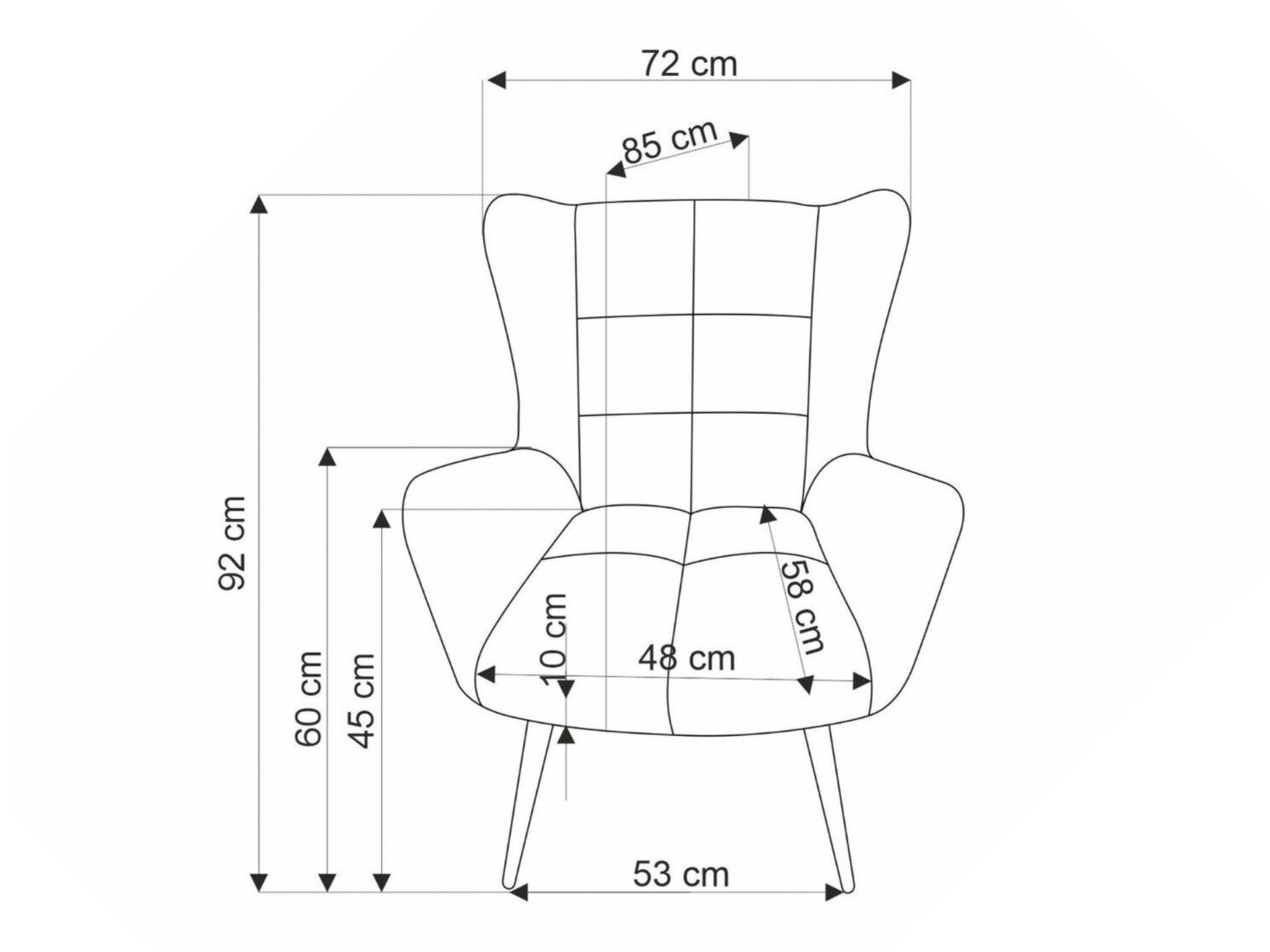 Krēsls Houston 1756 (Gaišs olīvkoks)