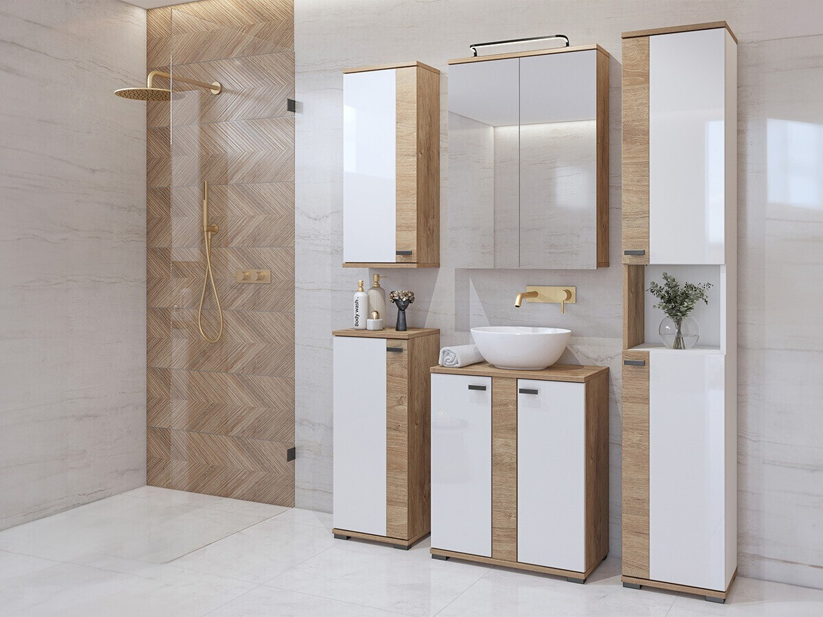 Stāvošs vannas istabas skapītis izlietnei Cavmelo 104