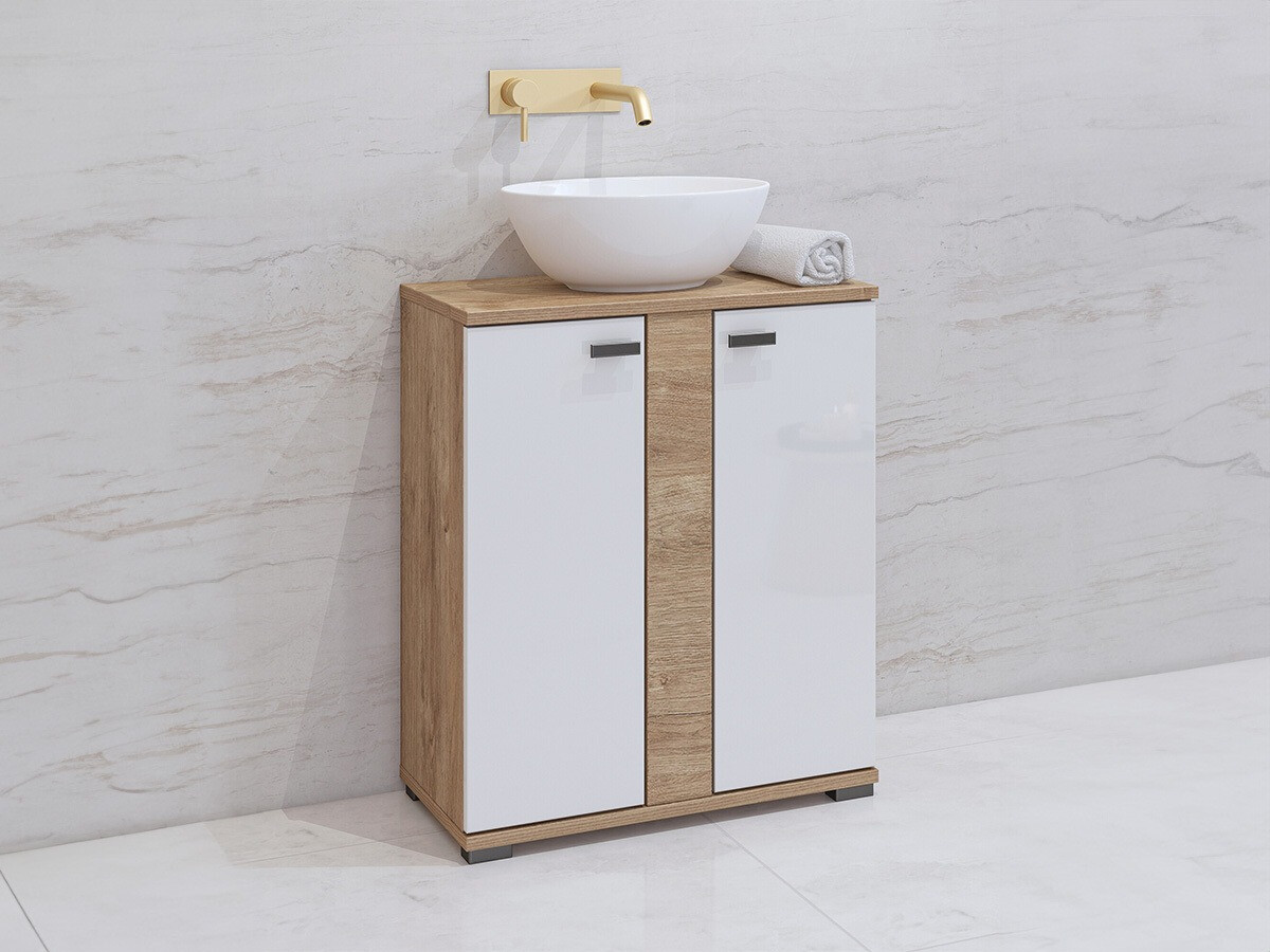 Stāvošs vannas istabas skapītis izlietnei Cavmelo 104