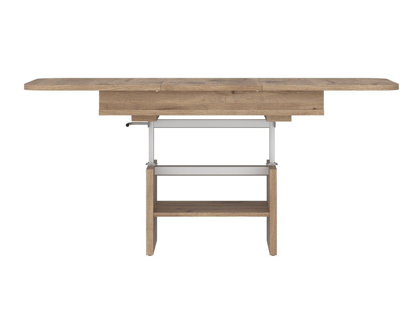 Žurnālu galdiņš transformeris Ontario 121 (Tumšs ozols)