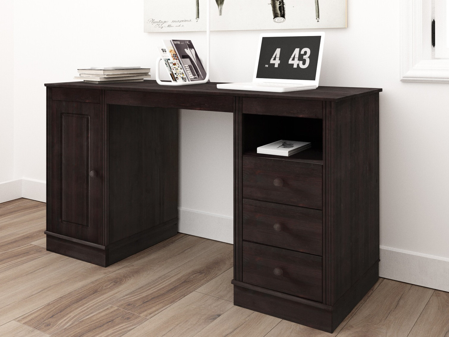 Rakstāmgalds Saltoro 136 (Tumši brūns)