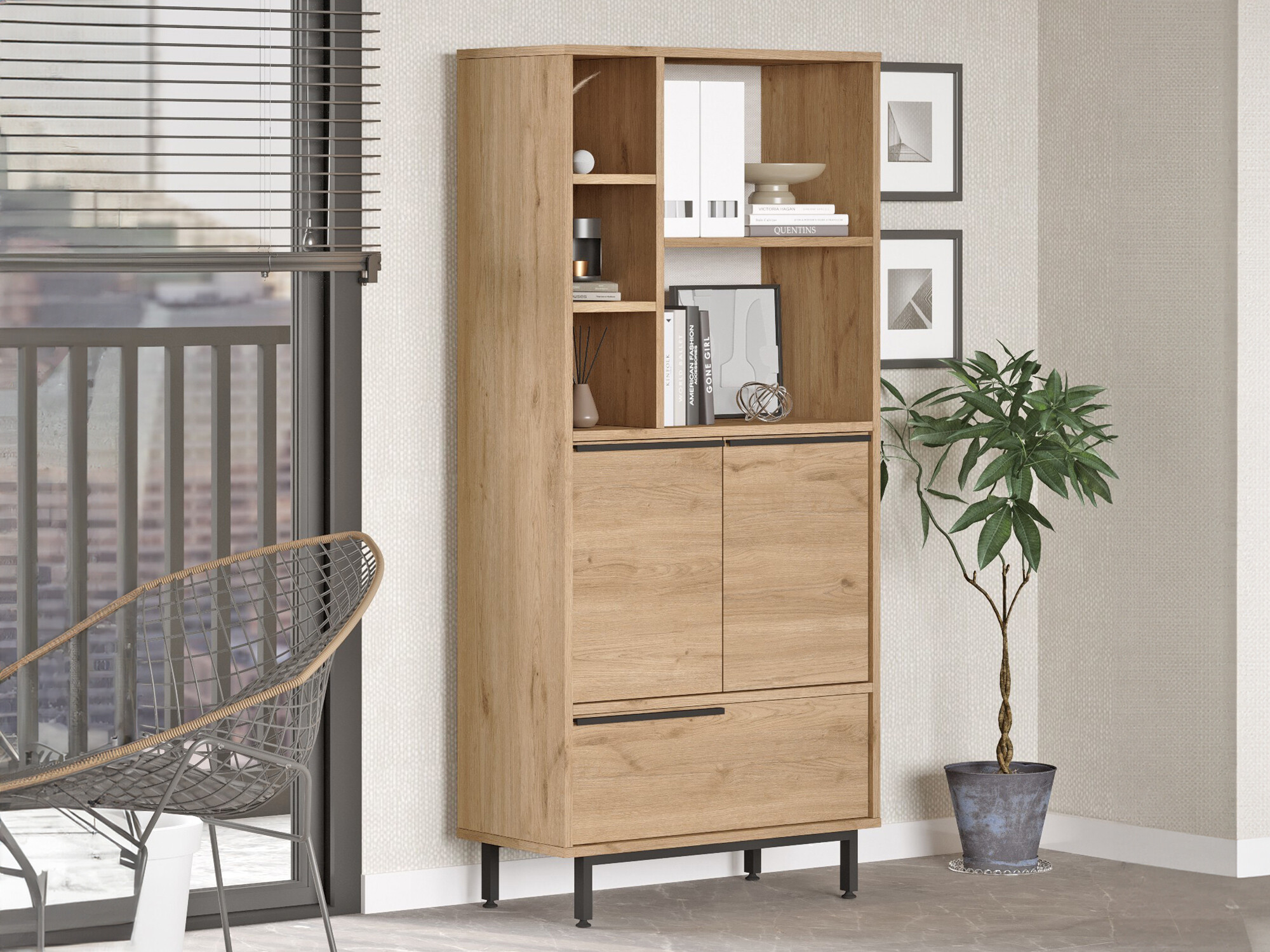 Стеллаж Fertore 108 (Грецкий орех)