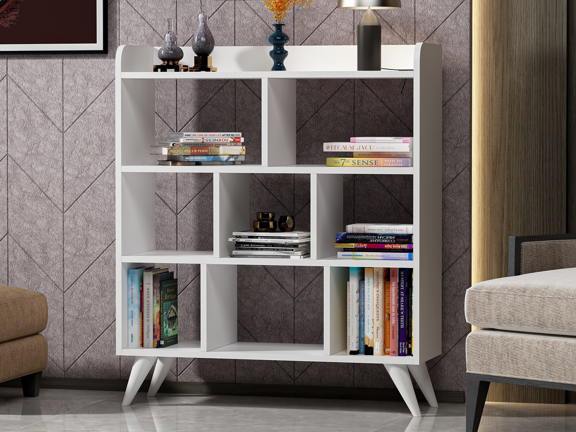 Стеллаж Kailua 2584 (Белый)