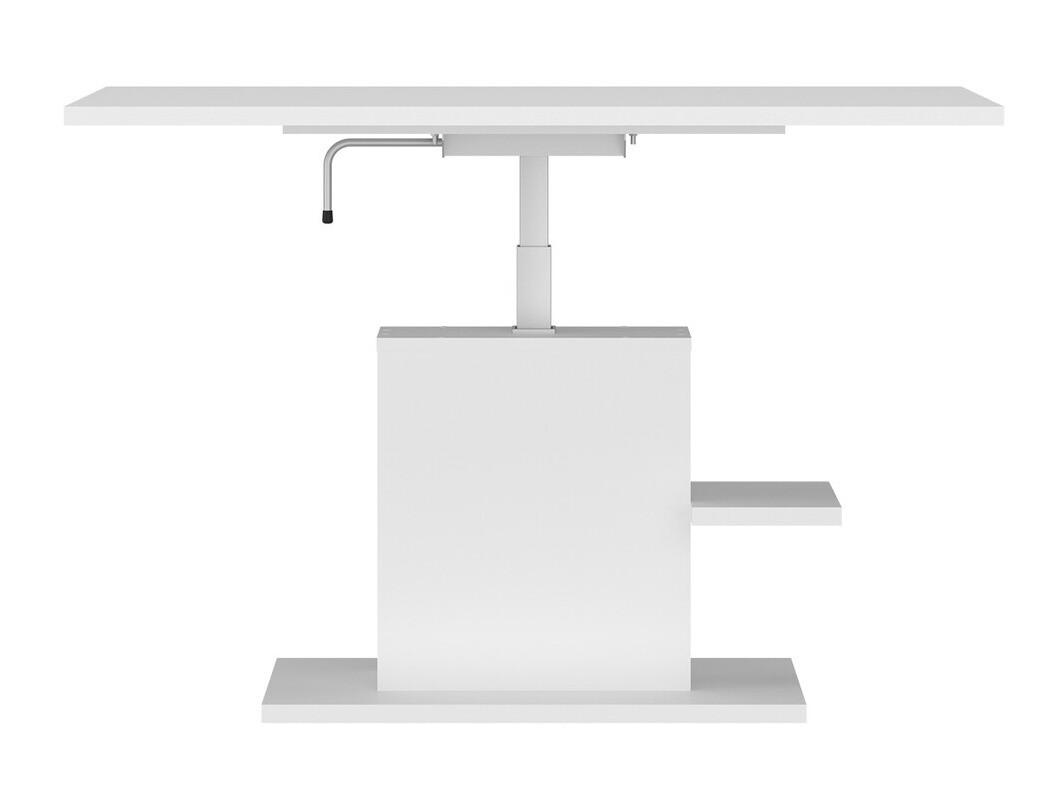 Žurnālu galdiņš transformeris Ontario 122 (Balts)